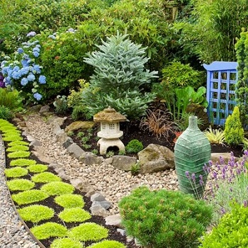 Irrigation system for garden landscaping